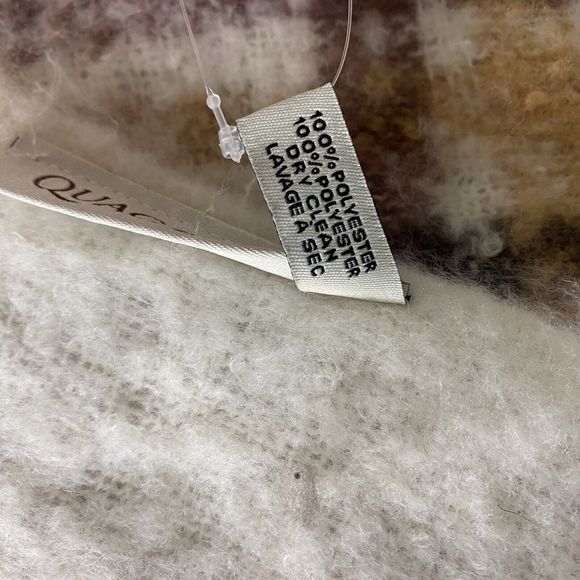 Quagga Tan Brown Plaid Soft Blanket Scarf - Picture 10 of 11